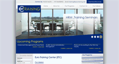 Desktop Screenshot of euro-training.net