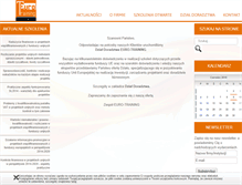 Tablet Screenshot of euro-training.com.pl